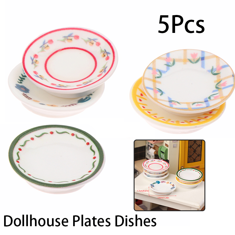 Dollhouse Furniture Set - 5 pezzi 1/12 casa delle bambole