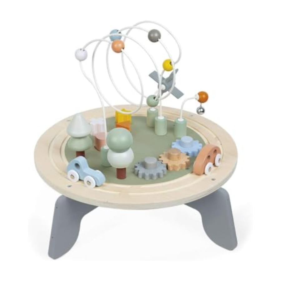 Wooden Blocks Stacking - Tavolo Multigioco in Legno Janod Sweet