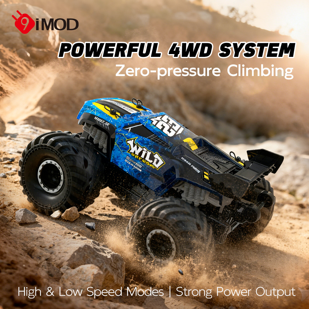 Kids Toys Long Island - 9IMOD RC Monster Truck Anfibio 4WD,