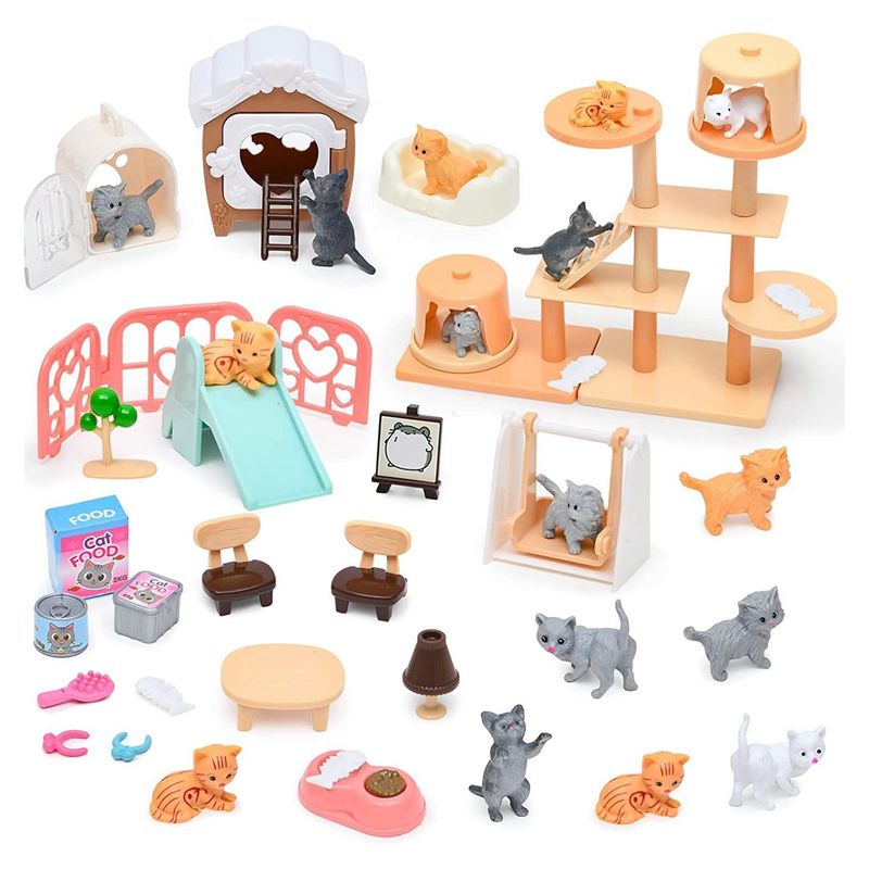 Dollhouse Furniture Set - Parte per gatti Set per animali