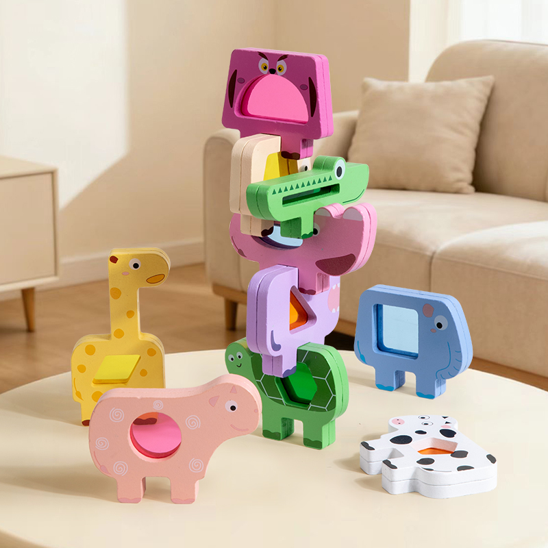 Gioco di impilamento con blocc - Wooden Blocks Stacking recensione e prezzo