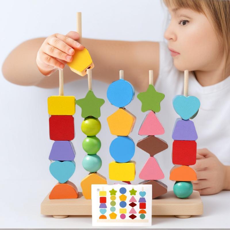 Giocattoli Montessori per l'ap - Wooden Blocks Stacking recensione e prezzo