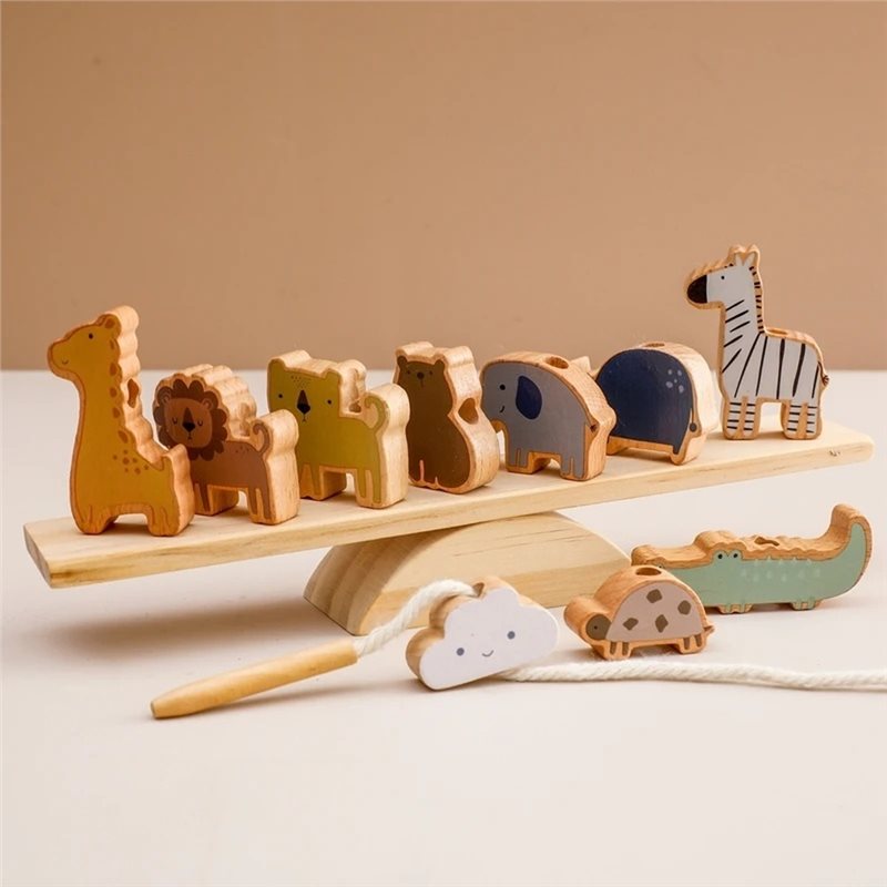 ABUM - Blocchi educativi per l - Wooden Blocks Stacking recensione e prezzo