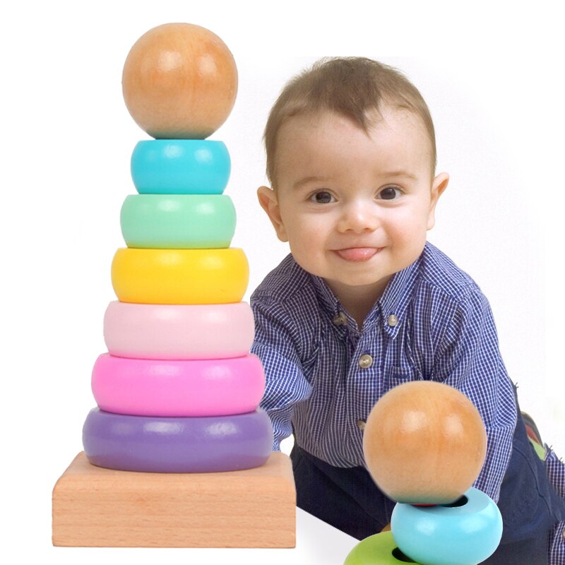 Bambini Arcobaleno Torre Ghier - Wooden Blocks Stacking recensione e prezzo