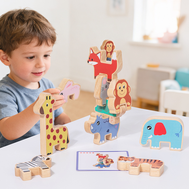 Blocchi di Legno Impilabili a  - Wooden Blocks Stacking recensione e prezzo