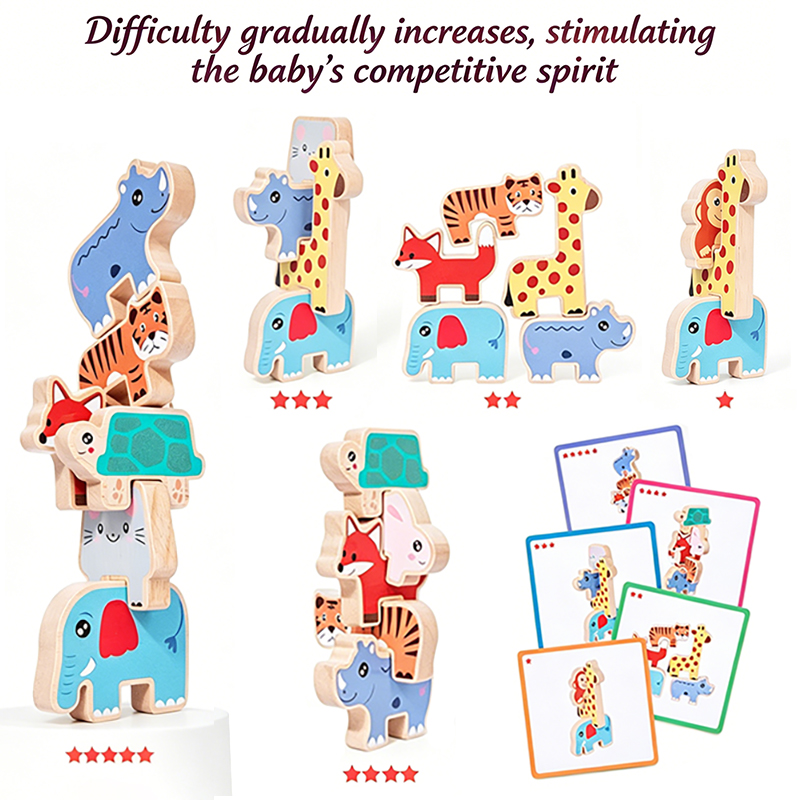 Blocchi di Legno Impilabili a  - Wooden Blocks Stacking recensione e prezzo