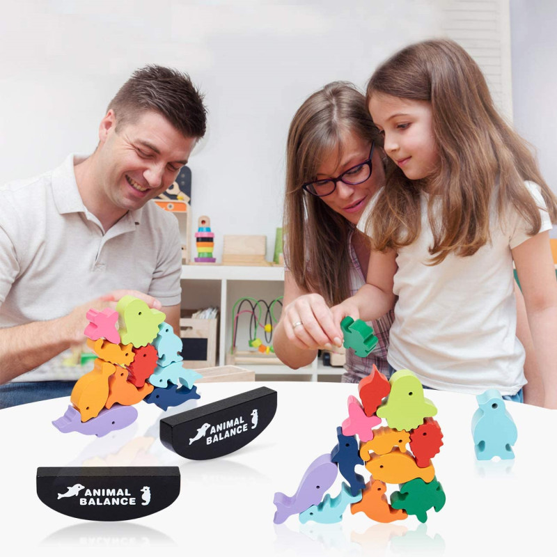 Nuovi bambini Montessori blocc - Wooden Blocks Stacking recensione e prezzo