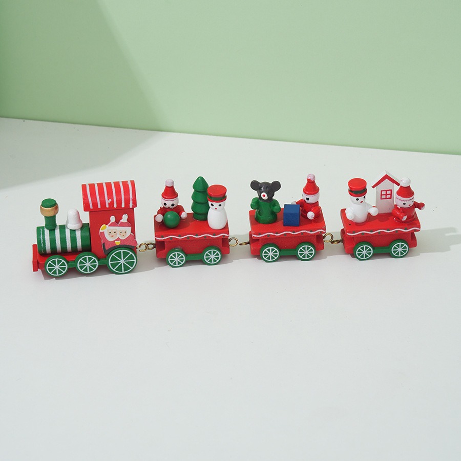 Treno di Natale in legno dipin - Top Kids Xmas Toys recensione e prezzo