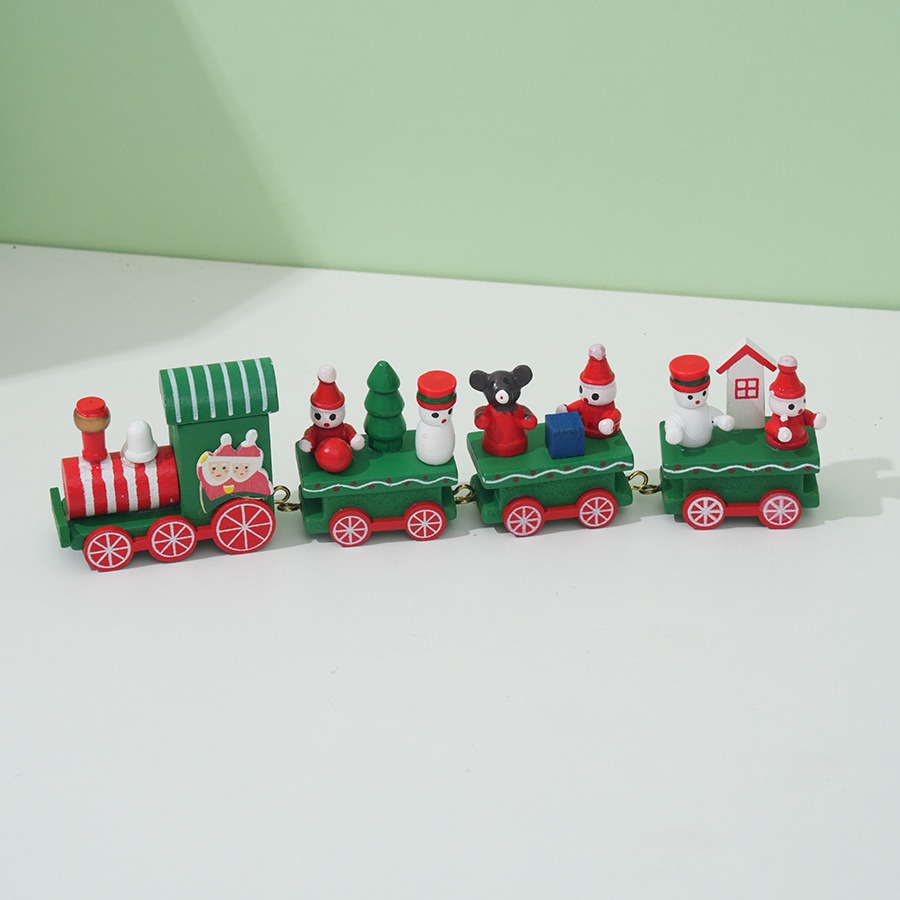 Treno di Natale in legno dipin - Top Kids Xmas Toys recensione e prezzo