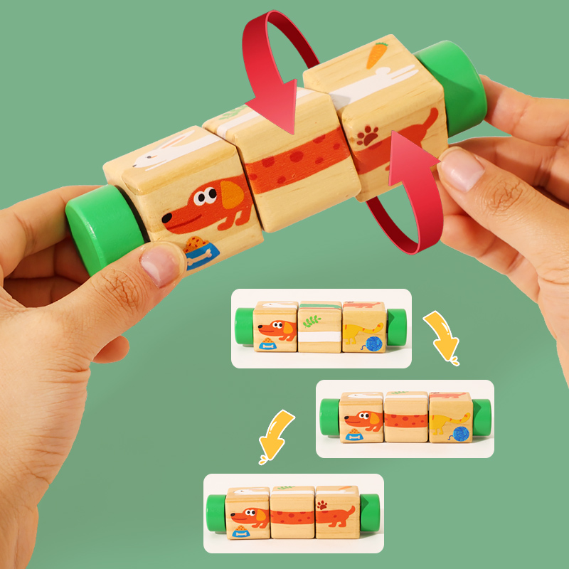 1 pz Giocattolo Puzzle Girevol - Kids Toys 3 Year Old recensione e prezzo