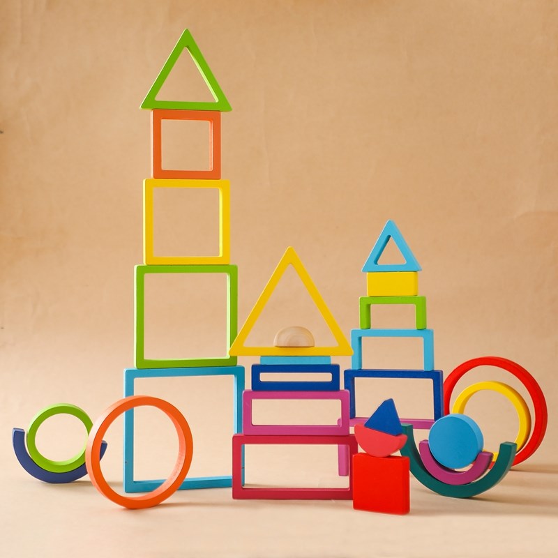 Giocattoli a blocchi di legno  - Wooden Blocks Stacking recensione e prezzo