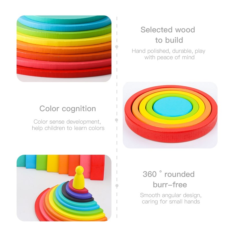 Giocattoli a blocchi di legno  - Wooden Blocks Stacking recensione e prezzo