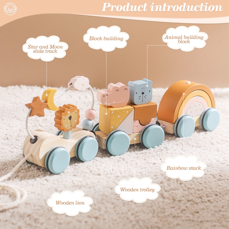 Giocattoli Montessori in legno - Wooden Blocks Stacking recensione e prezzo