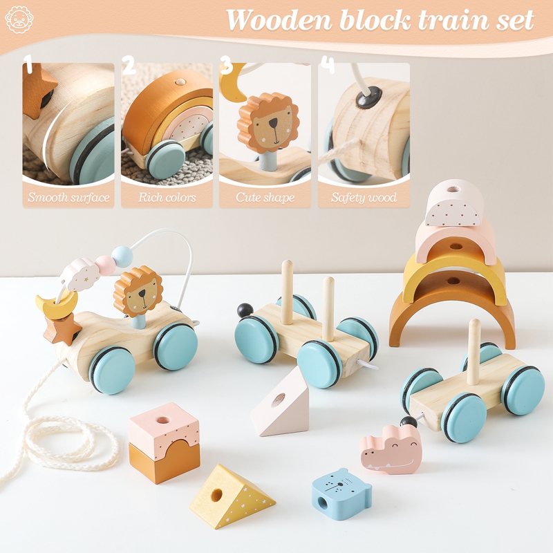 Giocattoli Montessori in legno - Wooden Blocks Stacking recensione e prezzo