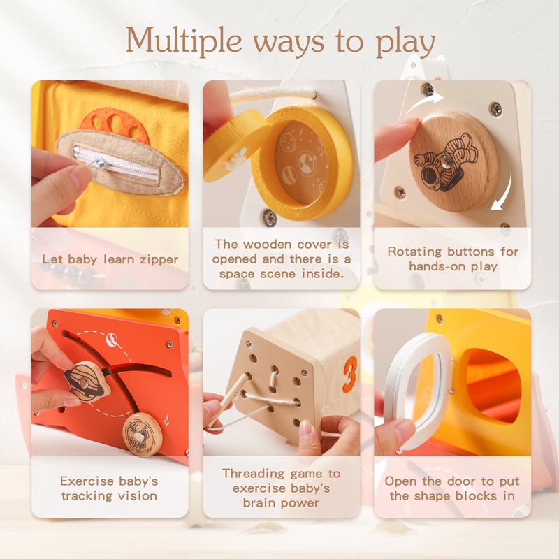 Bambini giocattoli Montessori  - Wooden Blocks Stacking recensione e prezzo