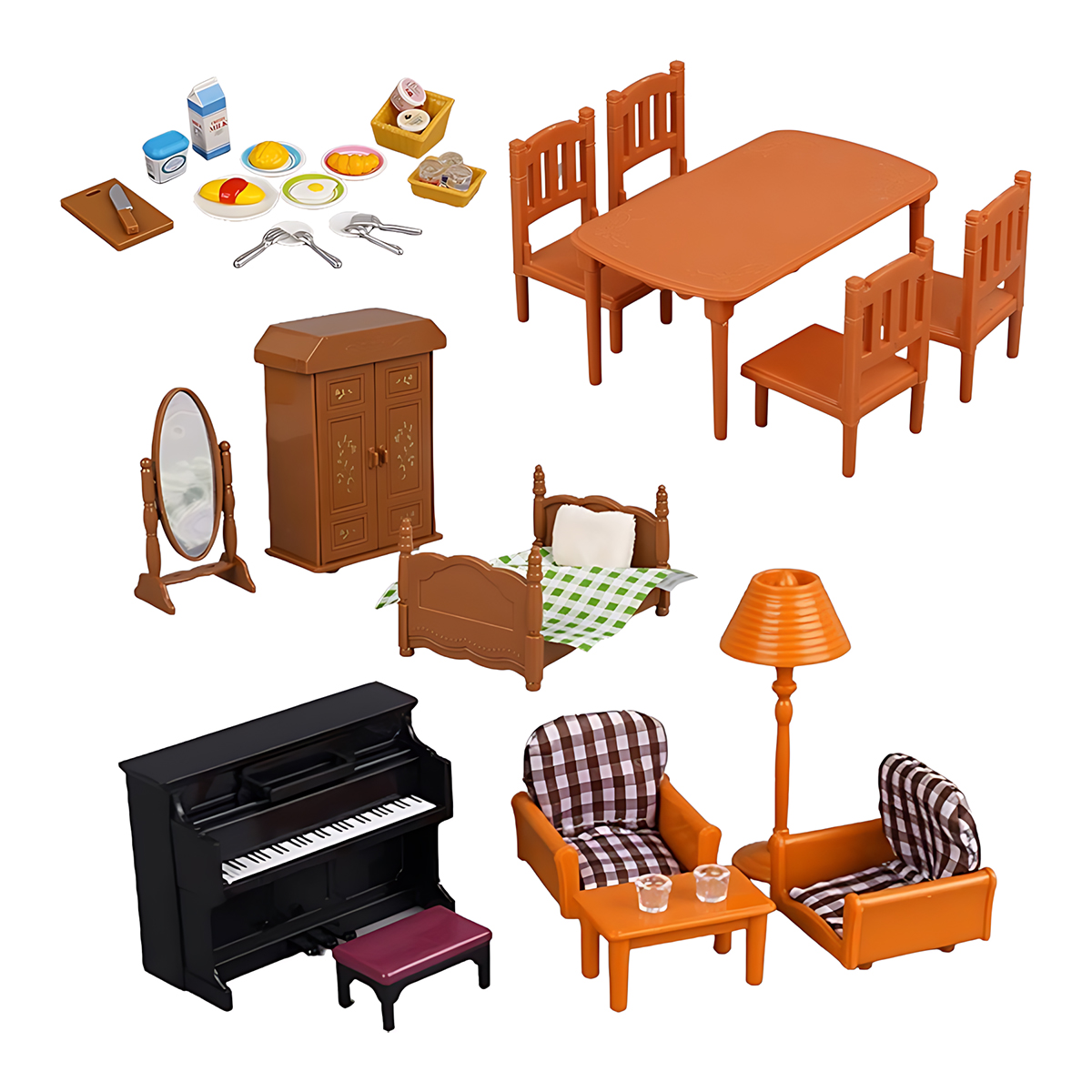 Mobili in Miniatura 1:12 Set C - Dollhouse Furniture Set recensione e prezzo